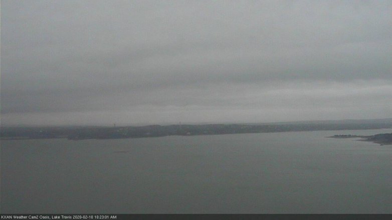 Lake Travis webcam, February 10, 2020 10:25 AM CT