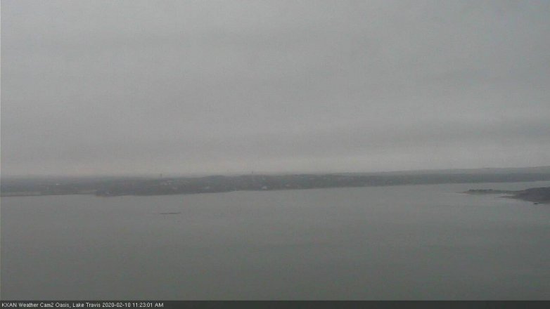 Lake Travis webcam, February 10, 2020 11:25 AM CT