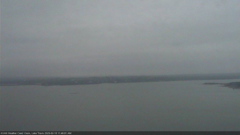 Lake Travis webcam, February 10, 2020 11:45 AM CT