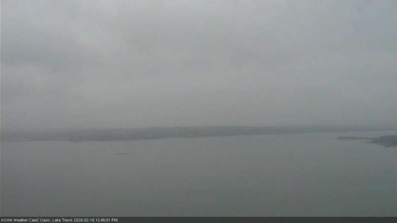 Lake Travis webcam, February 10, 2020 12:45 PM CT