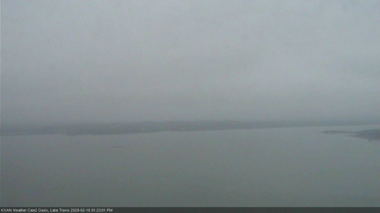 Lake Travis webcam, February 10, 2020 1:25 PM CT