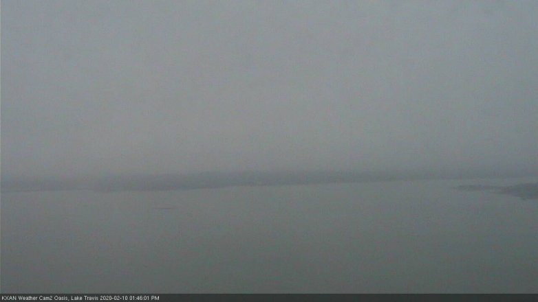 Lake Travis webcam, February 10, 2020 1:45 PM CT