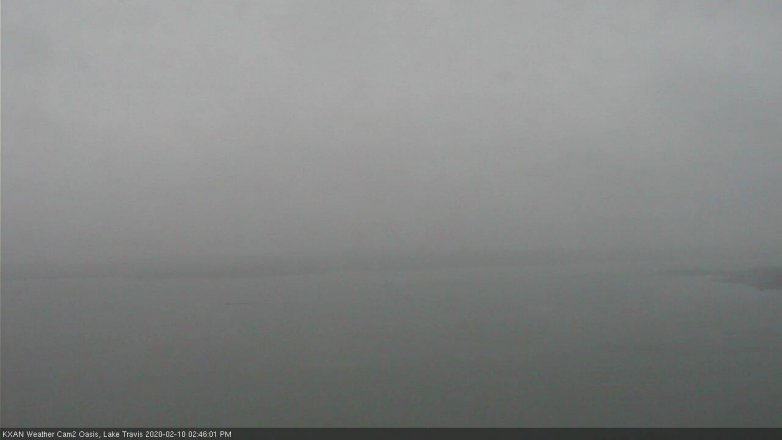 Lake Travis webcam, February 10, 2020 2:45 PM CT