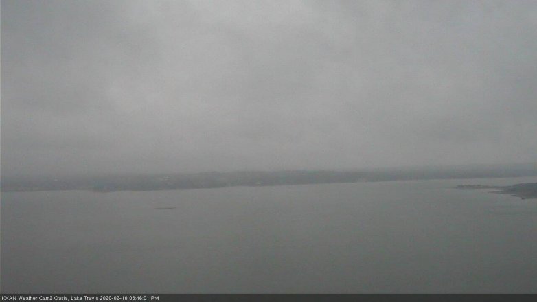 Lake Travis webcam, February 10, 2020 3:45 PM CT