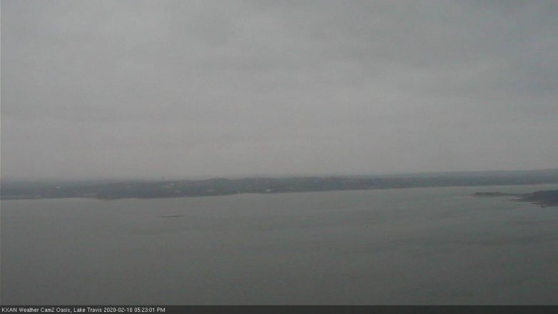 Lake Travis webcam, February 10, 2020 5:25 PM CT