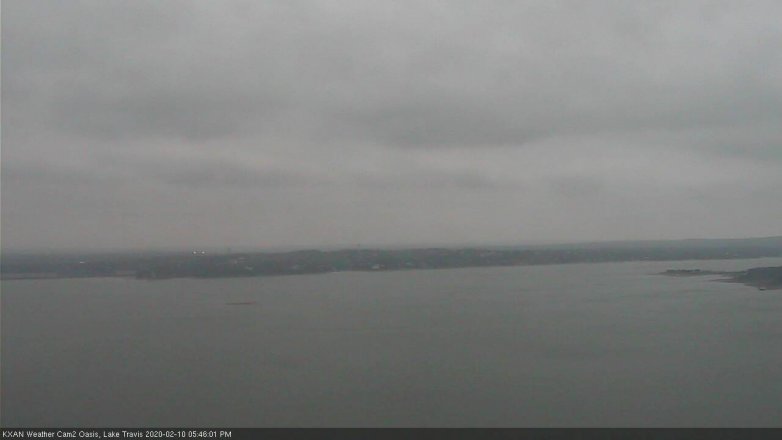 Lake Travis webcam, February 10, 2020 5:45 PM CT