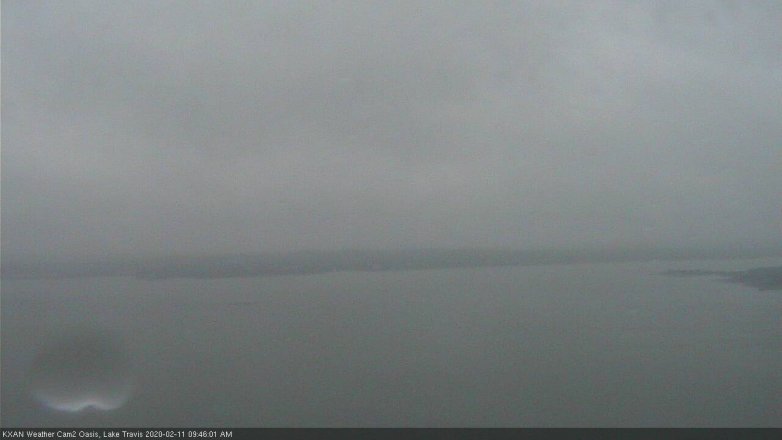 Lake Travis webcam, February 11, 2020 9:45 AM CT