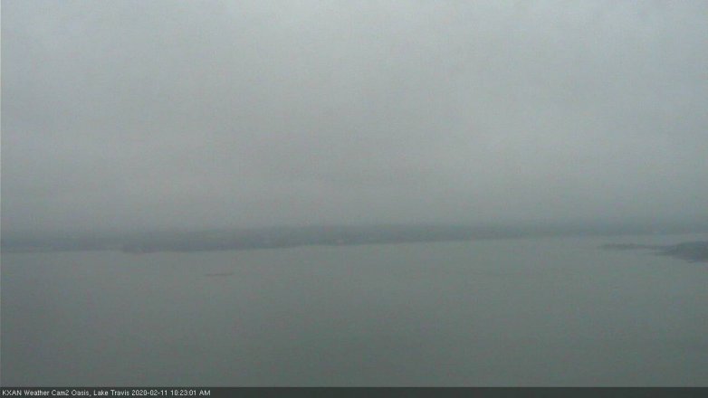 Lake Travis webcam, February 11, 2020 10:25 AM CT