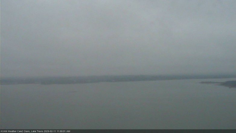 Lake Travis webcam, February 11, 2020 11:00 AM CT