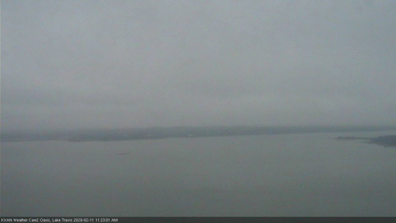 Lake Travis webcam, February 11, 2020 11:25 AM CT