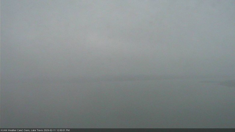 Lake Travis webcam, February 11, 2020 12:00 PM CT