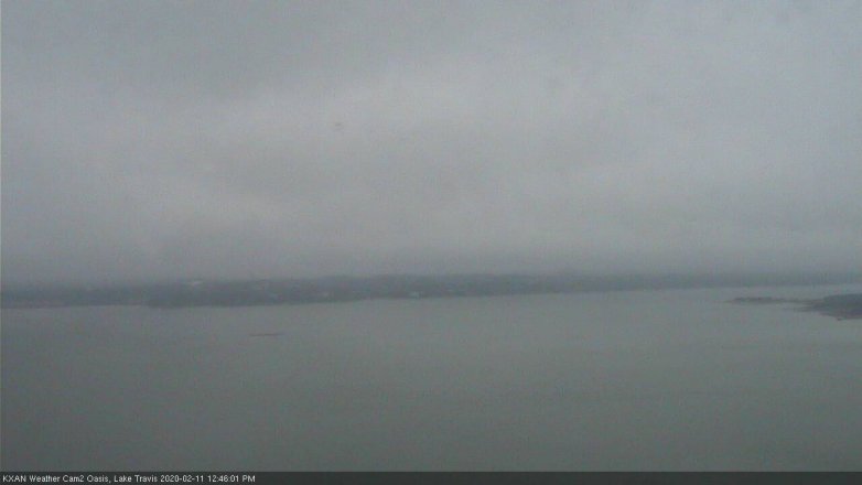 Lake Travis webcam, February 11, 2020 12:45 PM CT