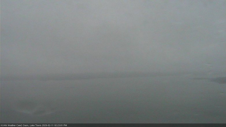 Lake Travis webcam, February 11, 2020 2:25 PM CT