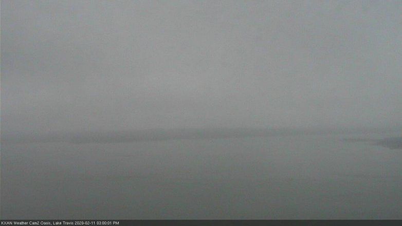Lake Travis webcam, February 11, 2020 3:00 PM CT