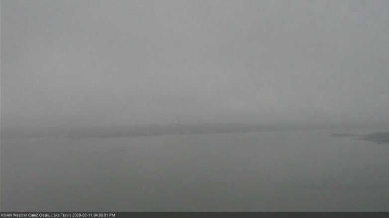 Lake Travis webcam, February 11, 2020 4:00 PM CT