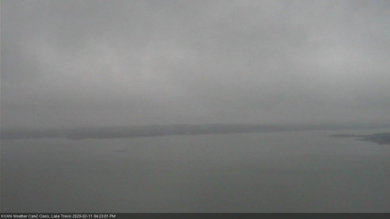 Lake Travis webcam, February 11, 2020 4:25 PM CT