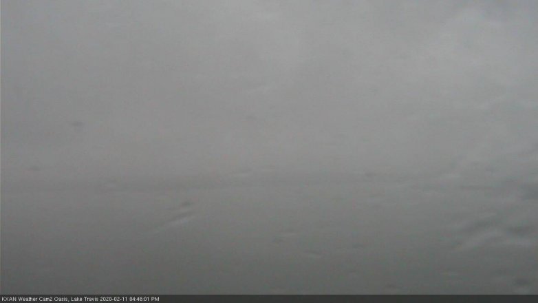 Lake Travis webcam, February 11, 2020 4:45 PM CT