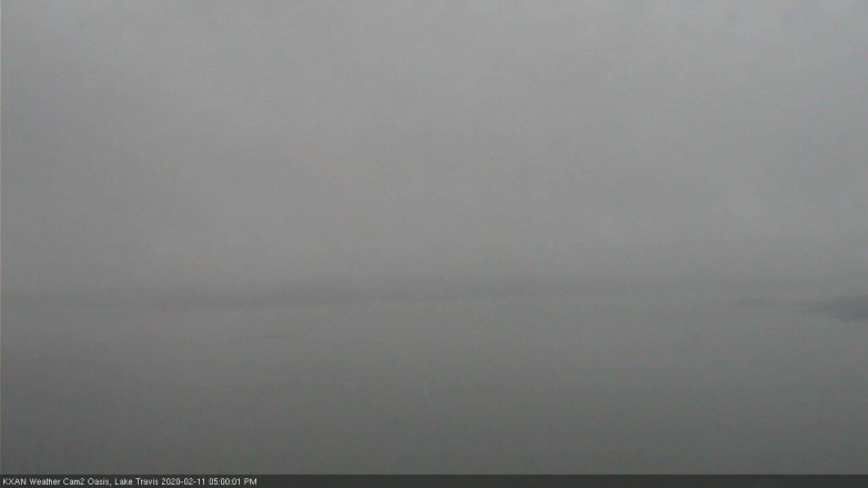 Lake Travis webcam, February 11, 2020 5:00 PM CT