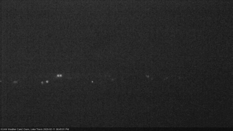 Lake Travis webcam, February 11, 2020 6:45 PM CT