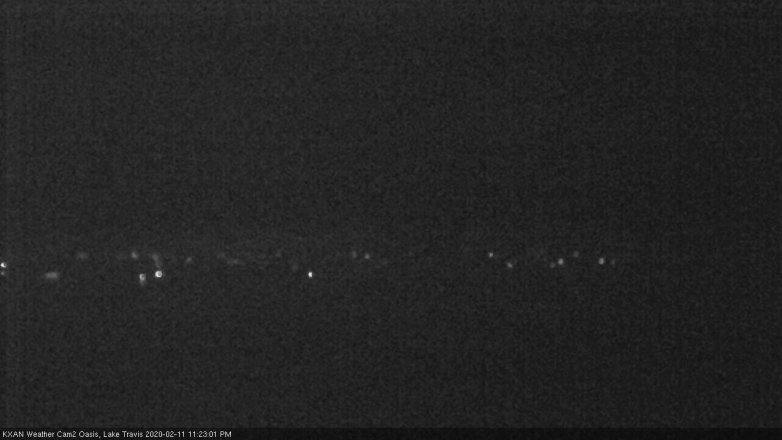 Lake Travis webcam, February 11, 2020 11:25 PM CT