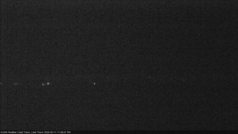 Lake Travis webcam, February 11, 2020 11:45 PM CT