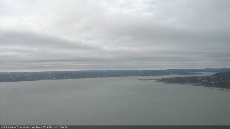 Lake Travis webcam, February 12, 2020 2:25 PM CT
