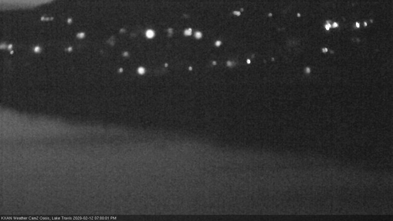 Lake Travis webcam, February 12, 2020 7:00 PM CT