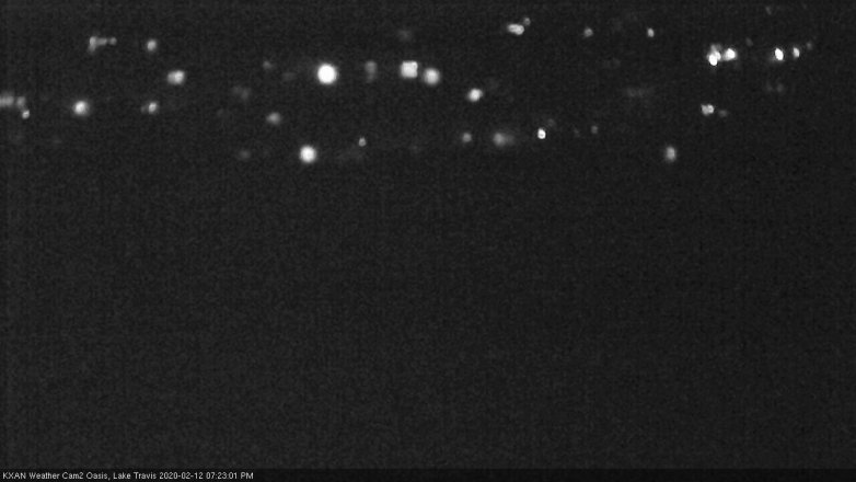 Lake Travis webcam, February 12, 2020 7:25 PM CT