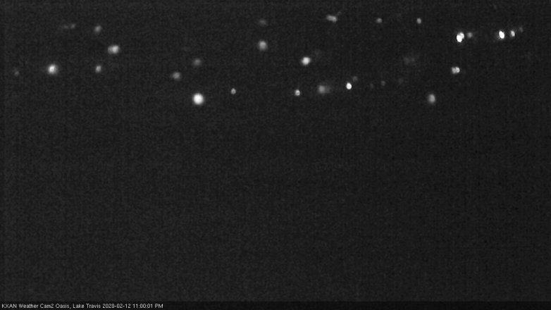 Lake Travis webcam, February 12, 2020 11:00 PM CT