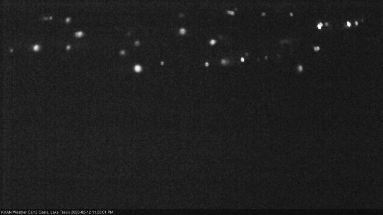 Lake Travis webcam, February 12, 2020 11:25 PM CT