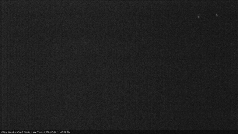 Lake Travis webcam, February 12, 2020 11:45 PM CT