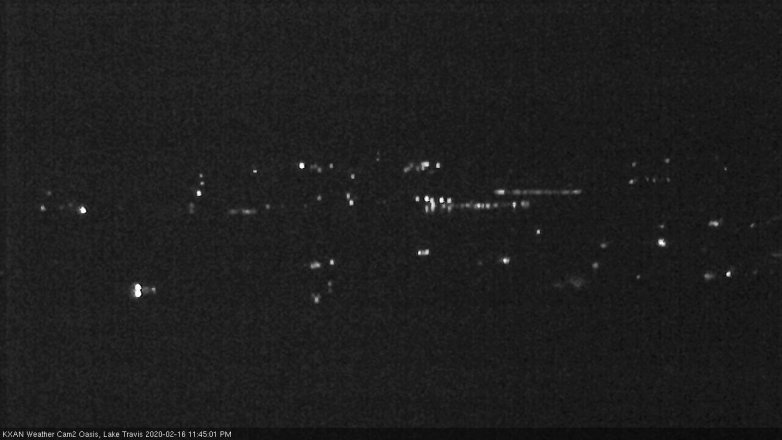 Lake Travis webcam, February 16, 2020 11:45 PM CT