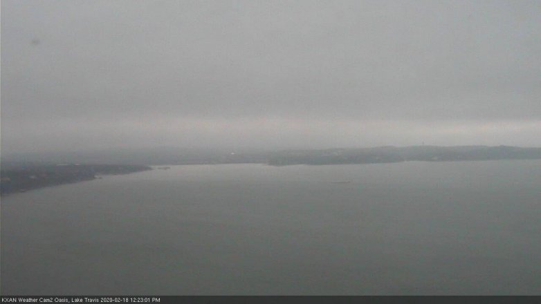 Lake Travis webcam, February 18, 2020 12:25 PM CT