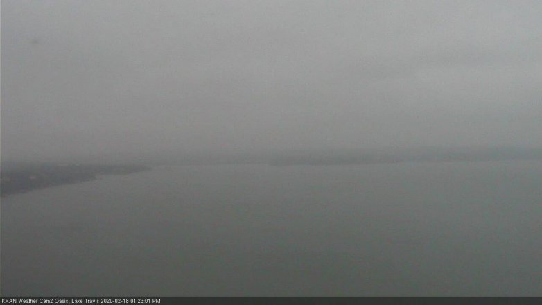 Lake Travis webcam, February 18, 2020 1:25 PM CT