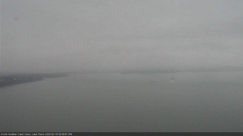 Lake Travis webcam, February 18, 2020 2:00 PM CT
