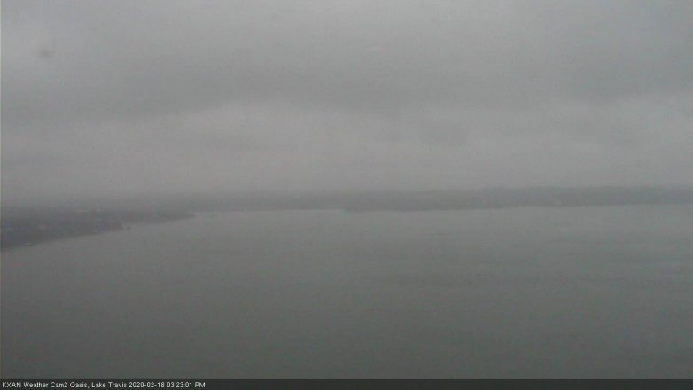 Lake Travis webcam, February 18, 2020 3:25 PM CT