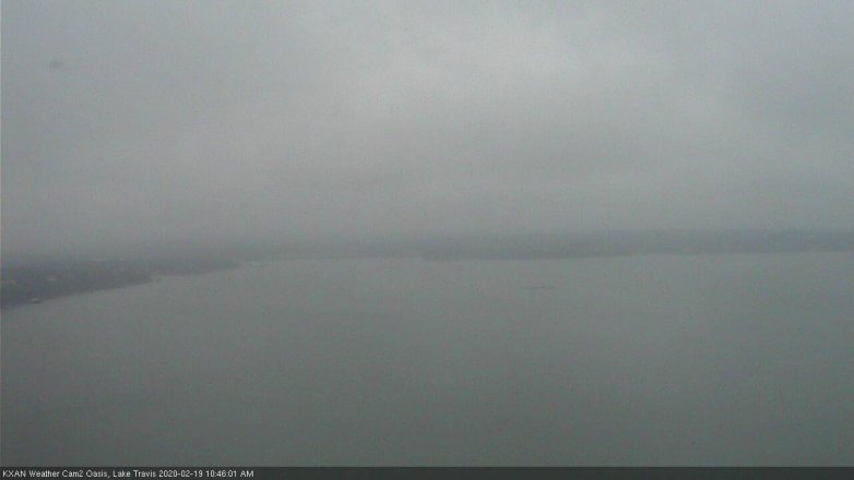 Lake Travis webcam, February 19, 2020 10:45 AM CT
