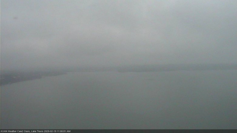 Lake Travis webcam, February 19, 2020 11:00 AM CT