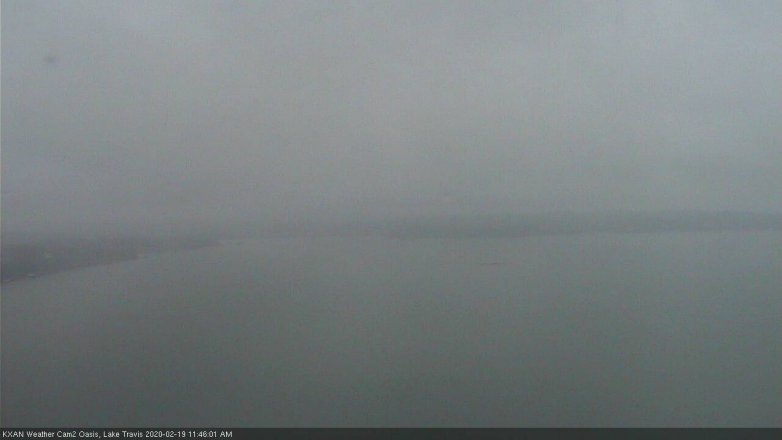 Lake Travis webcam, February 19, 2020 11:45 AM CT