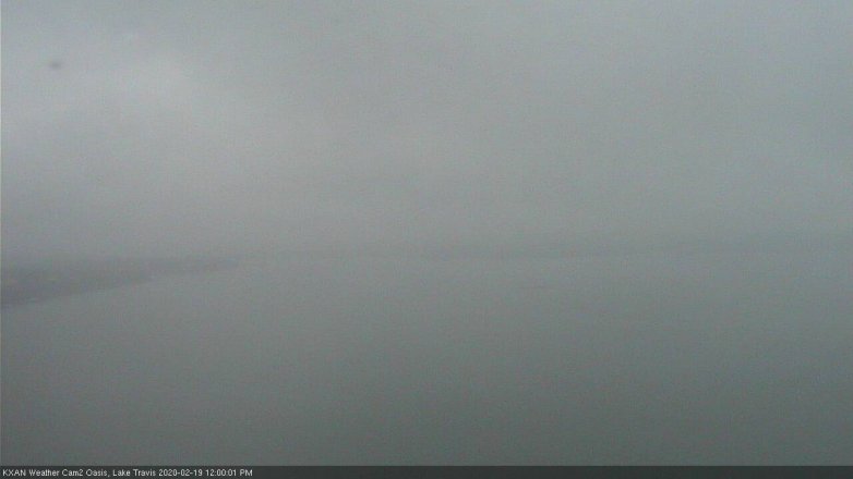 Lake Travis webcam, February 19, 2020 12:00 PM CT
