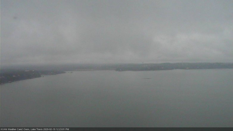 Lake Travis webcam, February 19, 2020 12:25 PM CT