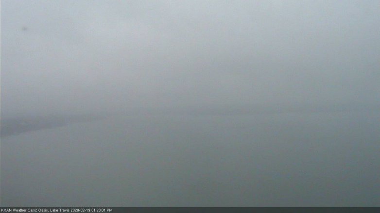 Lake Travis webcam, February 19, 2020 1:25 PM CT
