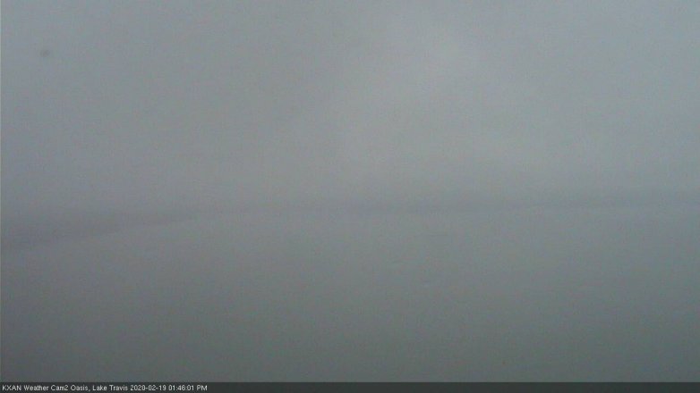 Lake Travis webcam, February 19, 2020 1:45 PM CT