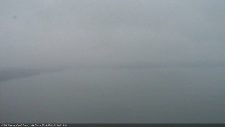 Lake Travis webcam, February 19, 2020 2:00 PM CT