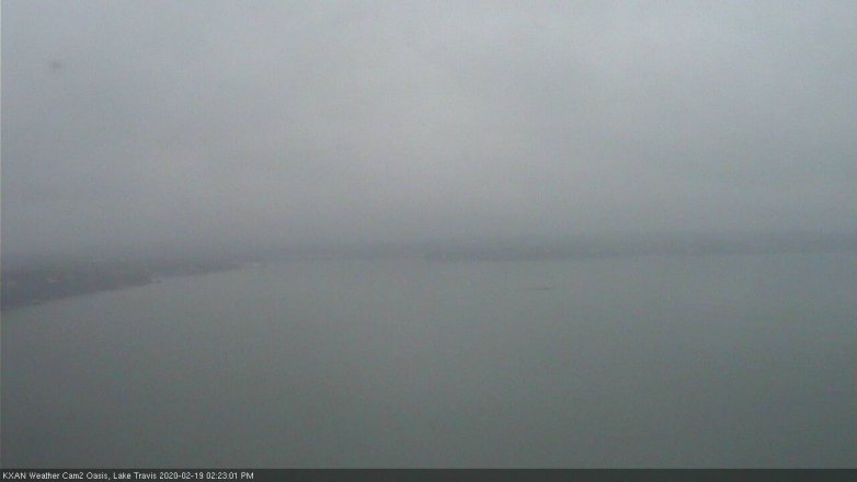 Lake Travis webcam, February 19, 2020 2:25 PM CT