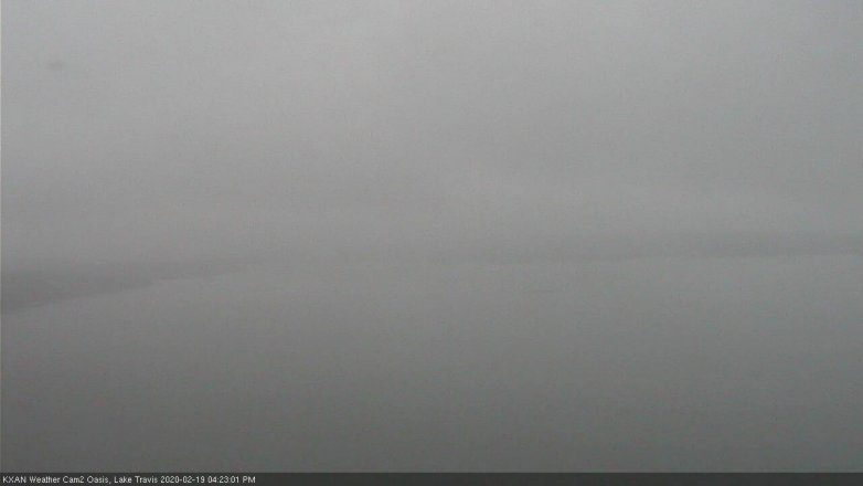 Lake Travis webcam, February 19, 2020 4:25 PM CT