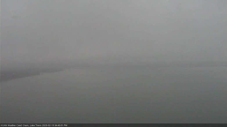 Lake Travis webcam, February 19, 2020 4:45 PM CT
