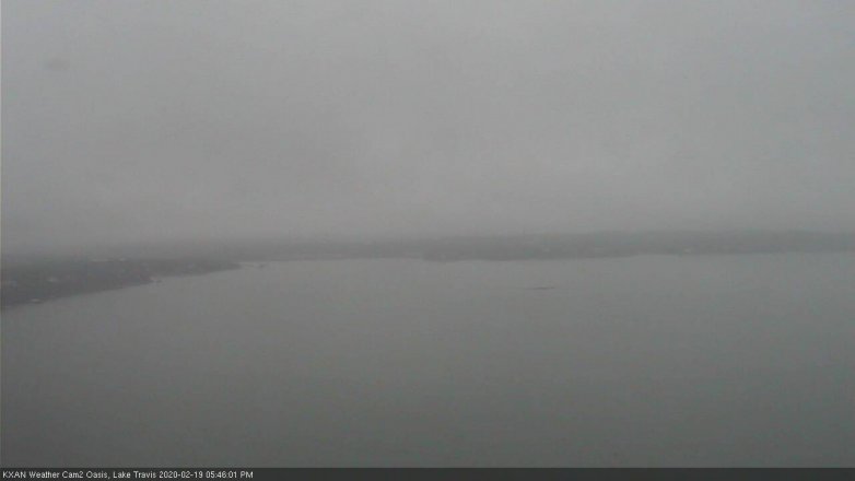 Lake Travis webcam, February 19, 2020 5:45 PM CT