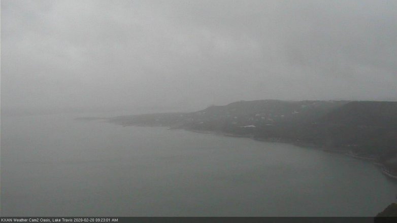 Lake Travis webcam, February 20, 2020 9:25 AM CT