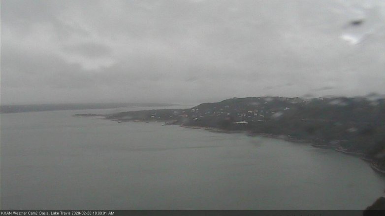 Lake Travis webcam, February 20, 2020 10:00 AM CT
